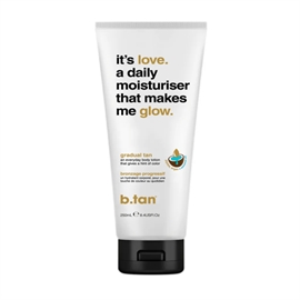  b.tan it’s love. a daily moisturiser that make me glow 200ml hos parfumerihamoghende.dk